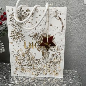Dior Holiday Gift Bag and Box with Star Charm